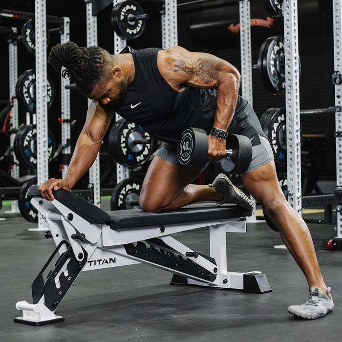 TITAN Series Adjustable Bench | White