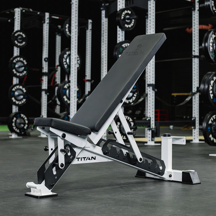TITAN Series Adjustable Bench | White