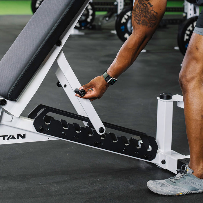 TITAN Series Adjustable Bench | White