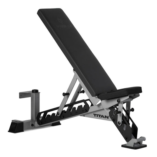 TITAN Series Adjustable Bench | Silver