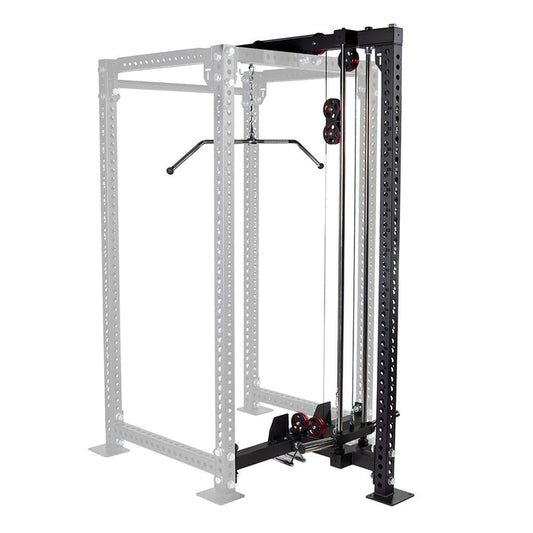 TITAN Series Lat Tower Power Rack Attachment | 100" / No Crossmember Needed