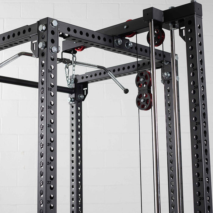 TITAN Series Lat Tower Power Rack Attachment | 100" / No Crossmember Needed