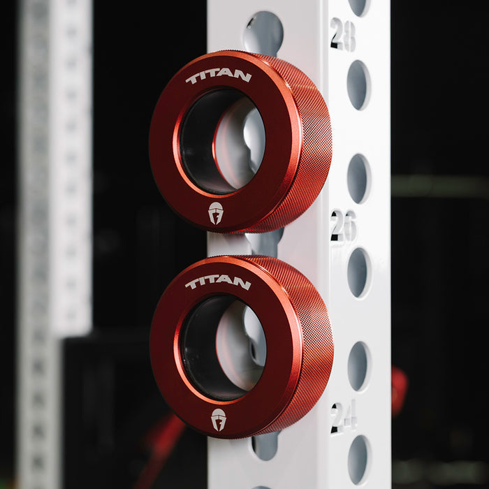 TwistLock™ Pro Barbell Collars | Inferno Red