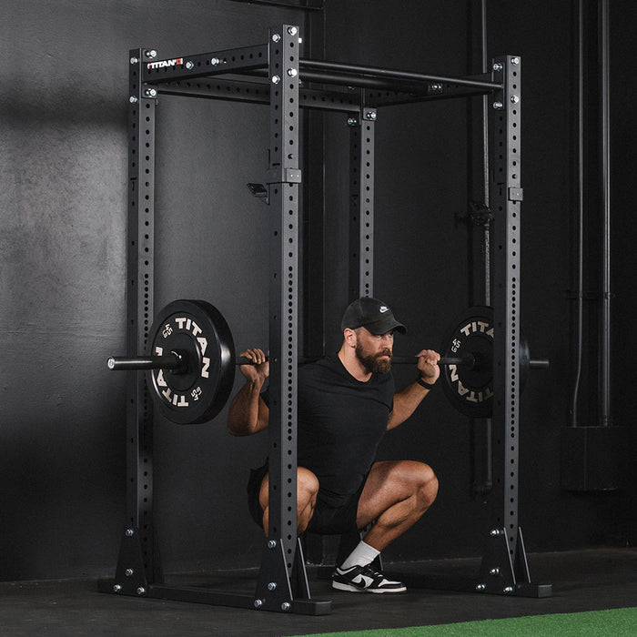 X-3 Series Flat Foot Power Rack | 91in / No Weight Plate Holders