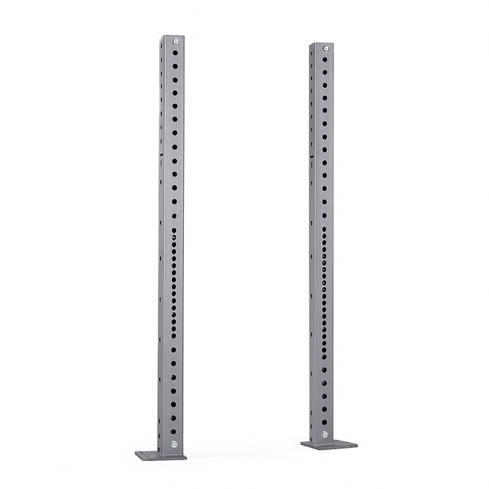 Scratch and Dent, X-3 Series Silver Bolt Down Uprights | 2 Pack