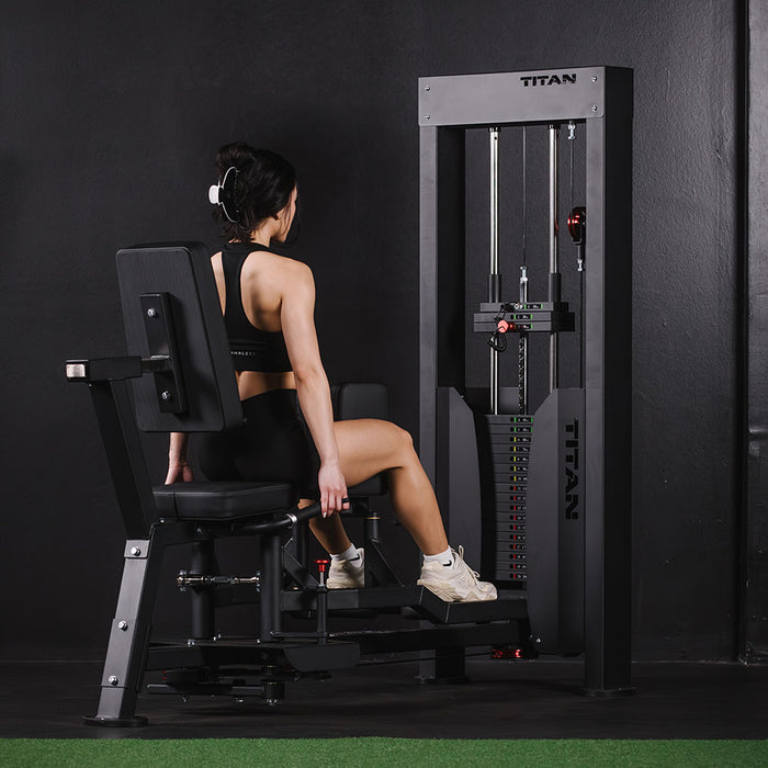 Selectorized Hip Abductor Adductor Machine