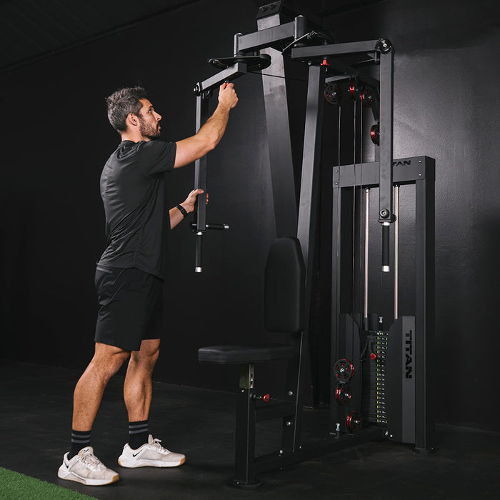 Selectorized Pec Fly and Reverse Delt Machine