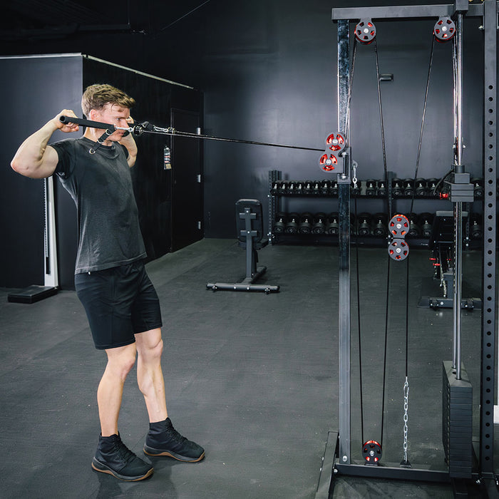 Selectorized Wall and Rack Mounted Pulley Towers | Short 82.5"