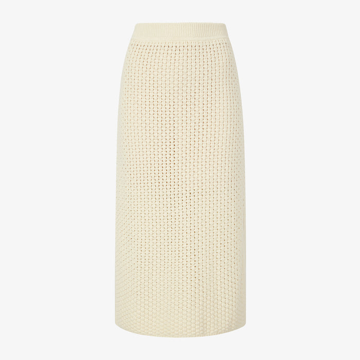 Packshot image of the Senga skirt in coconut