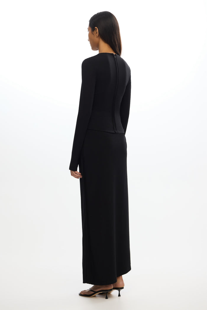 CORE SD250493S_SHELBY_MAXI_SKIRT BLACK 3
