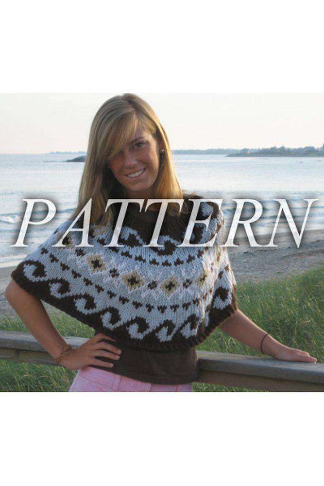 Shoreline Cape *Pattern*-Patterns-Champagne Maker-Alpaca Direct
