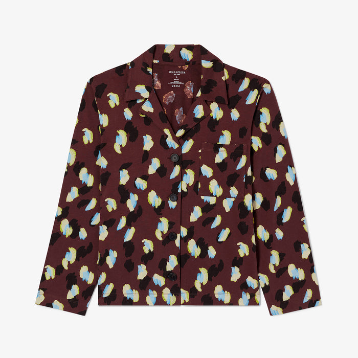 packshot image of the signature pajama set in bengal print