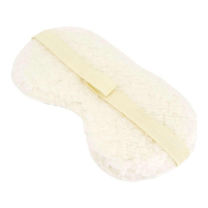 Sleep Mask - Black White Stripe (Cream Sherpa) by Little Man Originals