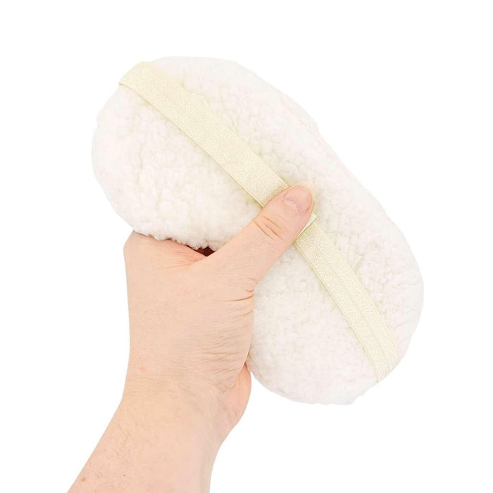 Sleep Mask - Emerald (Cream Sherpa) by Little Man Originals