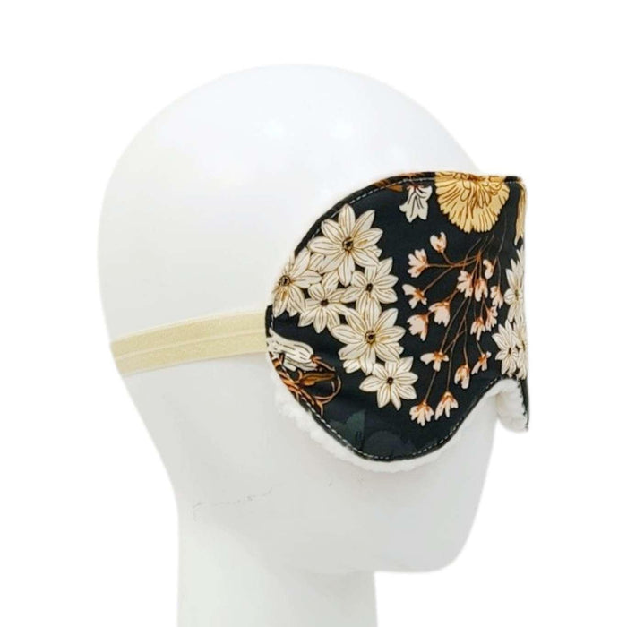 Sleep Mask - Emerald (Cream Sherpa) by Little Man Originals