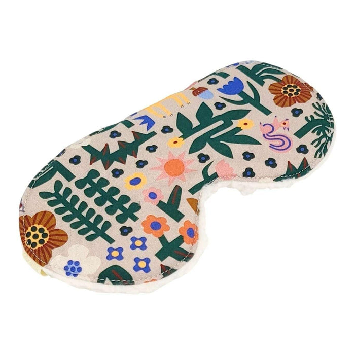Sleep Mask - Fernwood (Cream Sherpa) by Little Man Originals