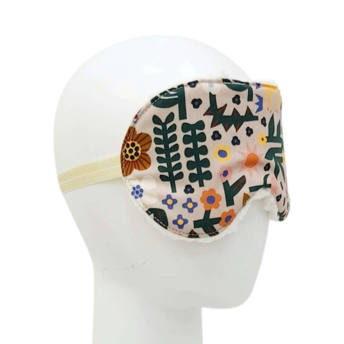 Sleep Mask - Fernwood (Cream Sherpa) by Little Man Originals