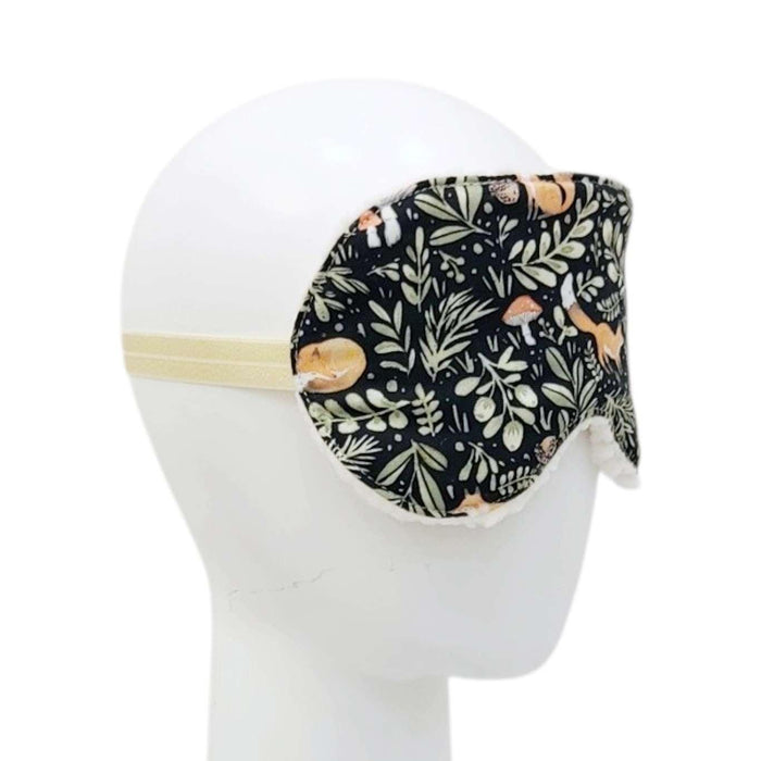 Sleep Mask - Fox + Toadstool (Cream Sherpa) by Little Man Originals