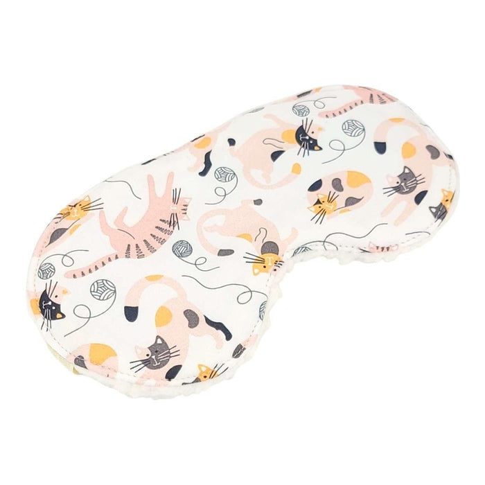 Sleep Mask - Whiskers (Cream Sherpa) by Little Man Originals