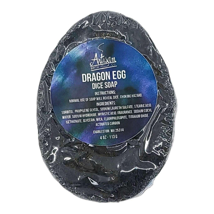 Soap - Dragon Egg with Dice (Black) by Artisan Bath Co.