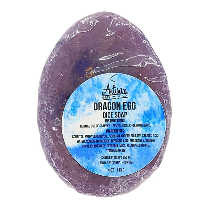 Soap - Dragon Egg with Dice (Purple) by Artisan Bath Co.