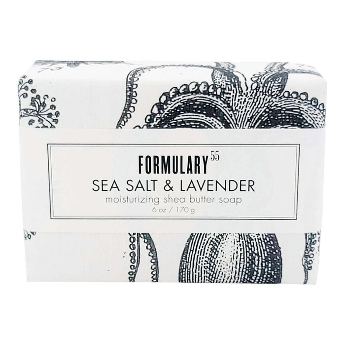 Soap 6oz - Shea Butter Bath Bar - Sea Salt & Lavender by Formulary 55