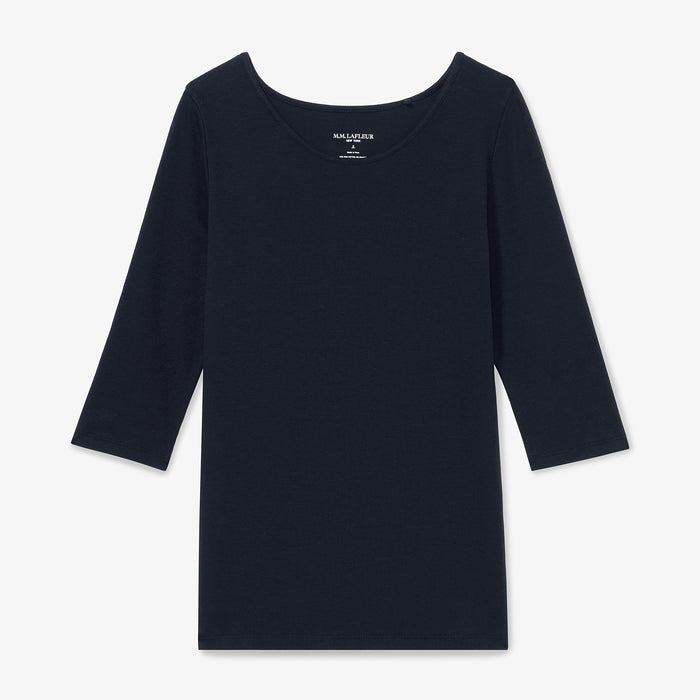 packshot image of the soyoung t-shirt in galaxy blue