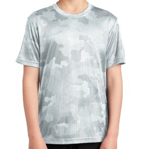 Sport-Tek Kids CamoHex Tee