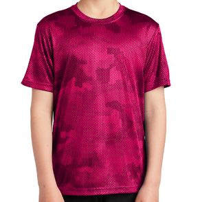 Sport-Tek Kids CamoHex Tee
