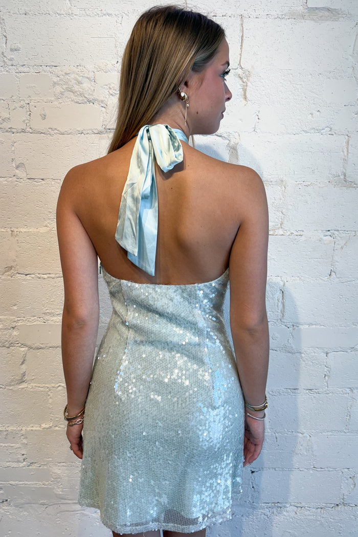 Spotlight Dress Pink Back Mint, adeline boutique, dallas boutique, boutique