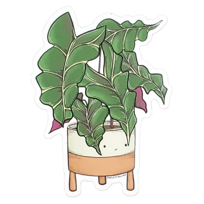 Sticker - Elephant Ear Alocasia by World of Whimm