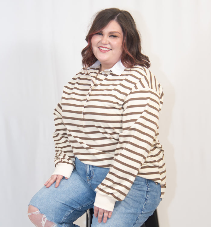 Striped Collared Shirt