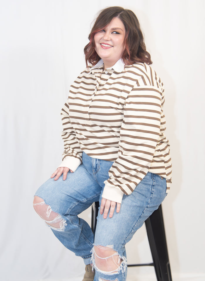 Striped Collared Shirt