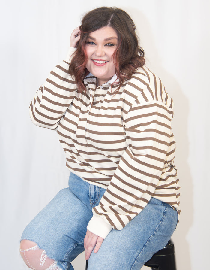 Striped Collared Shirt