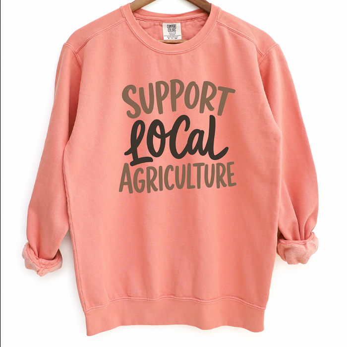Support Local Agriculture – Neutral – Crewneck