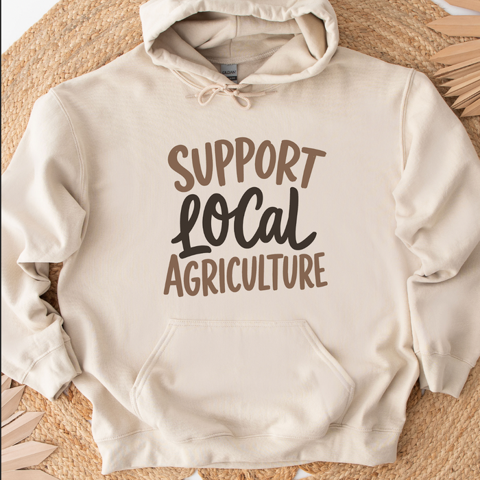 Support Local Agriculture – Neutral – Hoodie