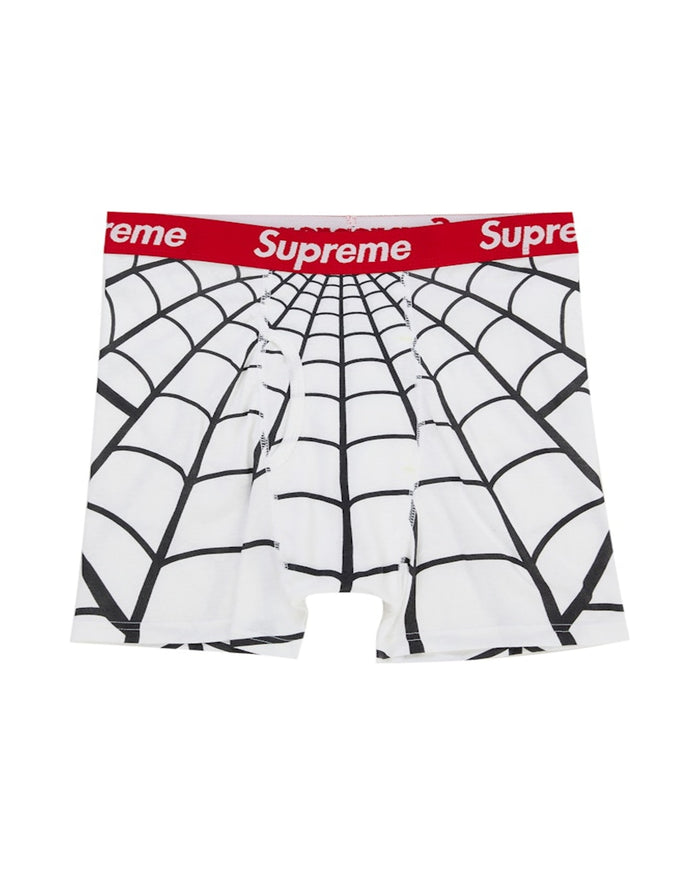 Supreme Hanes Spider-Man Boxer Briefs (2 Pack) White