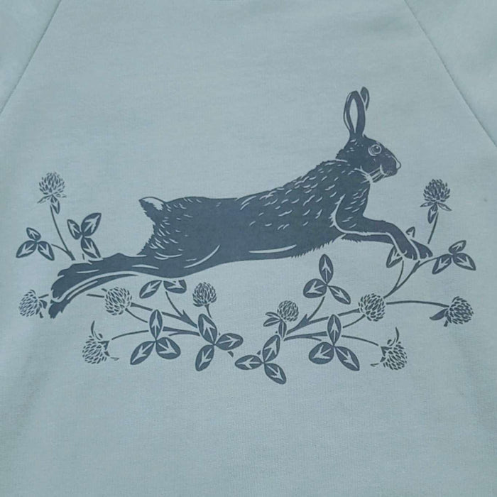 Sweatshirt - Rabbit Light Blue Unisex (XS - XL) by Uzura