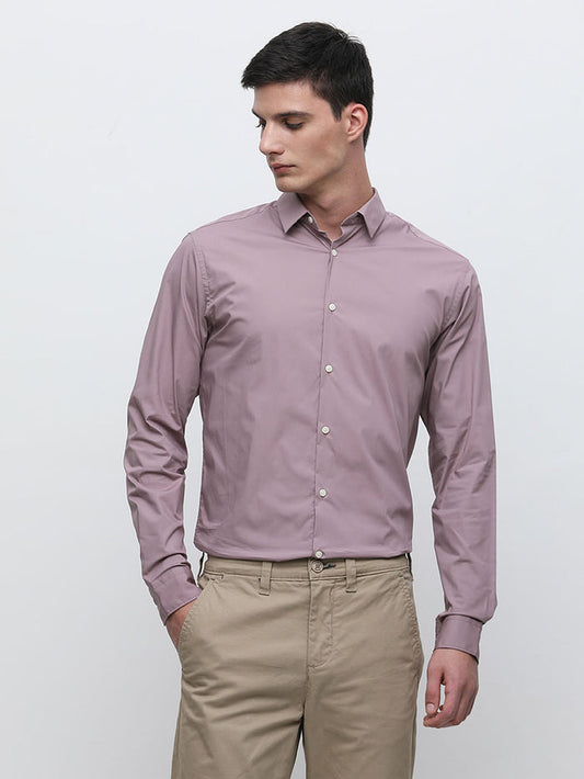 Taupe Formal Full Sleeves Shirt