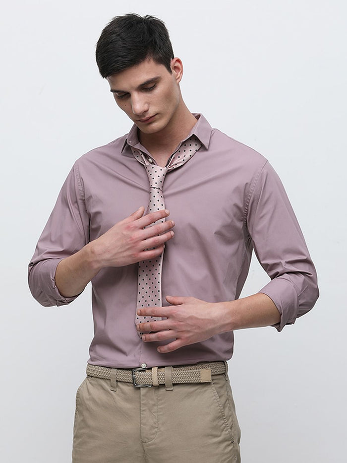 Taupe Formal Full Sleeves Shirt