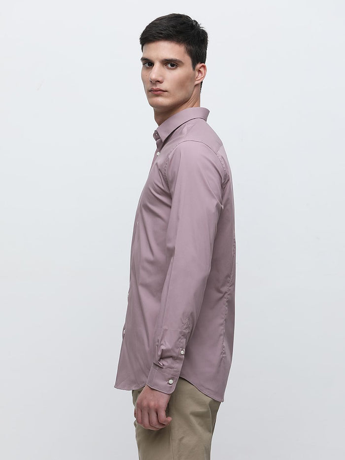 Taupe Formal Full Sleeves Shirt