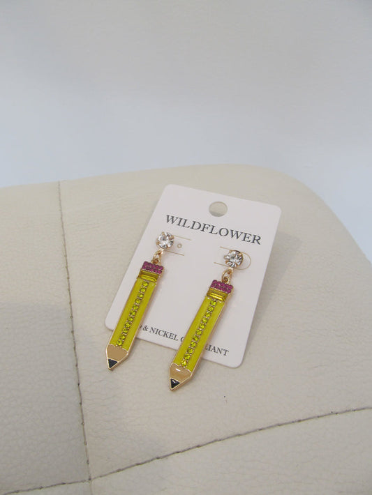 Teacher Pencil Earrings
