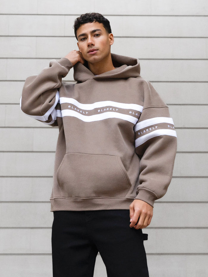 Theo Relaxed Hoodie - Light Brown