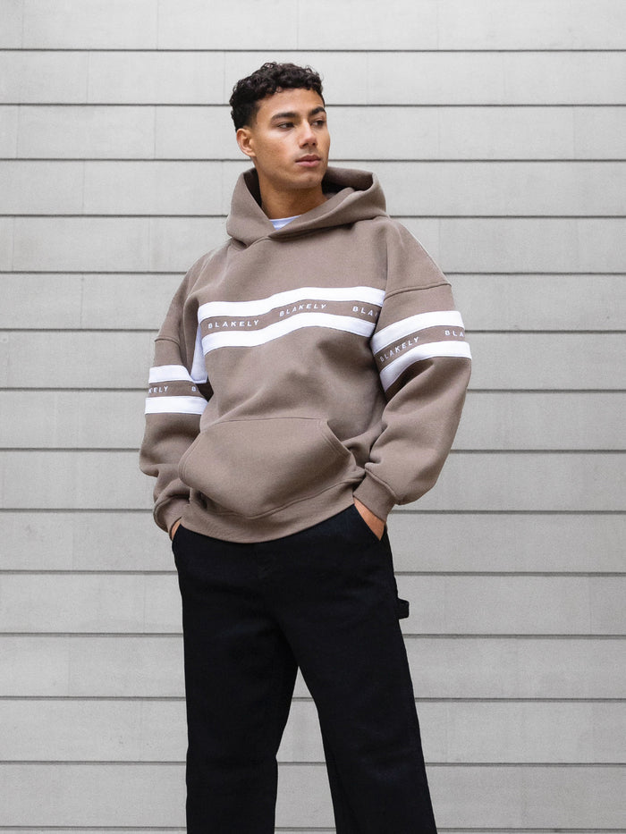 Theo Relaxed Hoodie - Light Brown