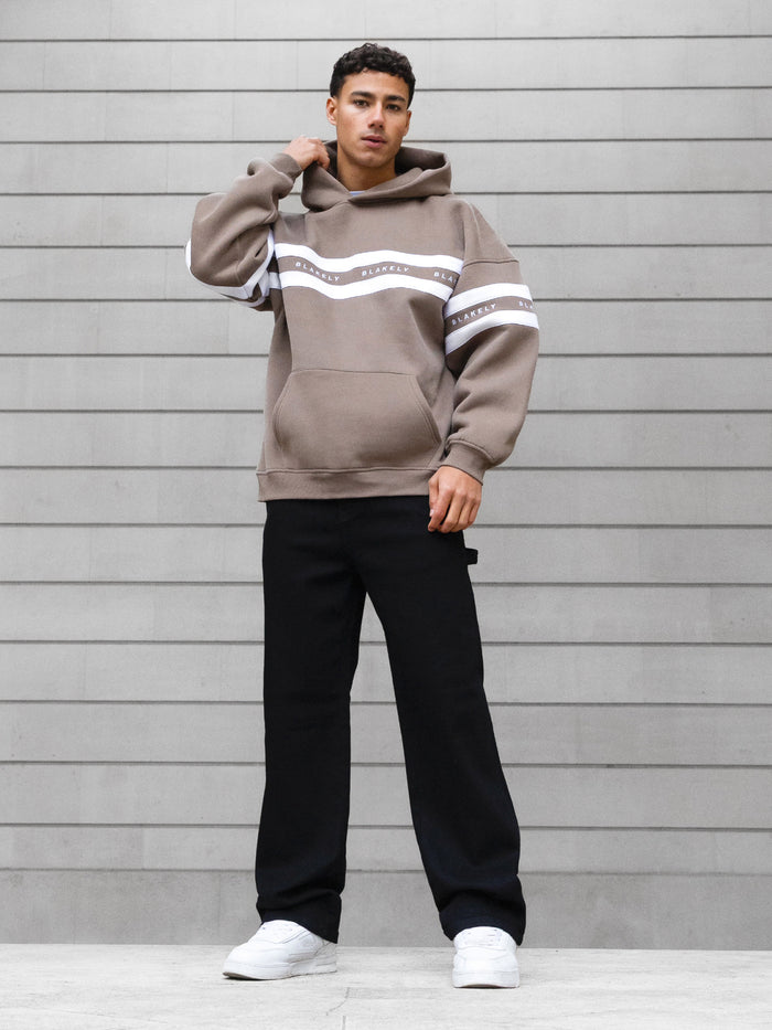 Theo Relaxed Hoodie - Light Brown