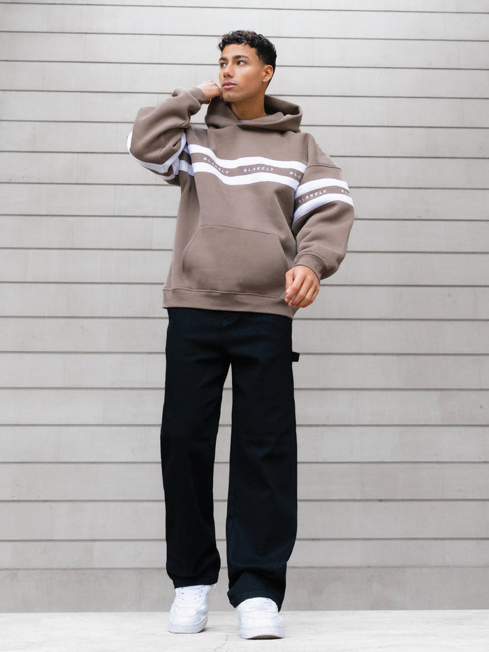 Theo Relaxed Hoodie - Light Brown
