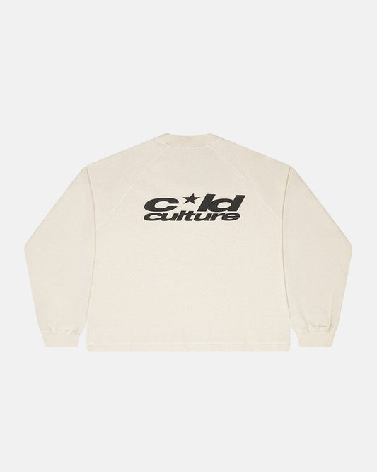 CAMO THERMAL LONGSLEEVE TEE WHITE - COLD CULTURE