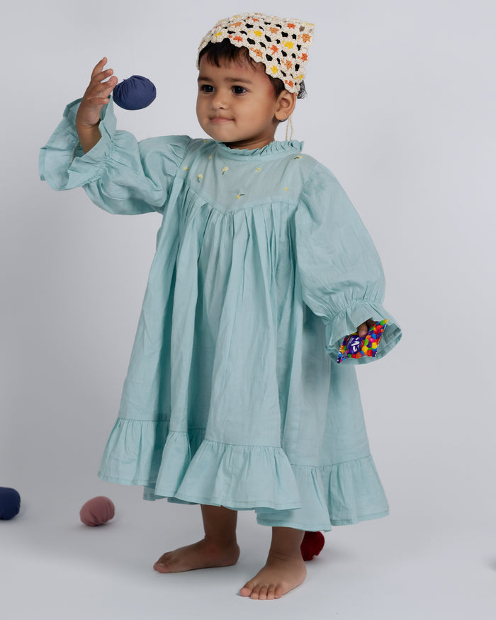 Tilly Dress - Sea Blue