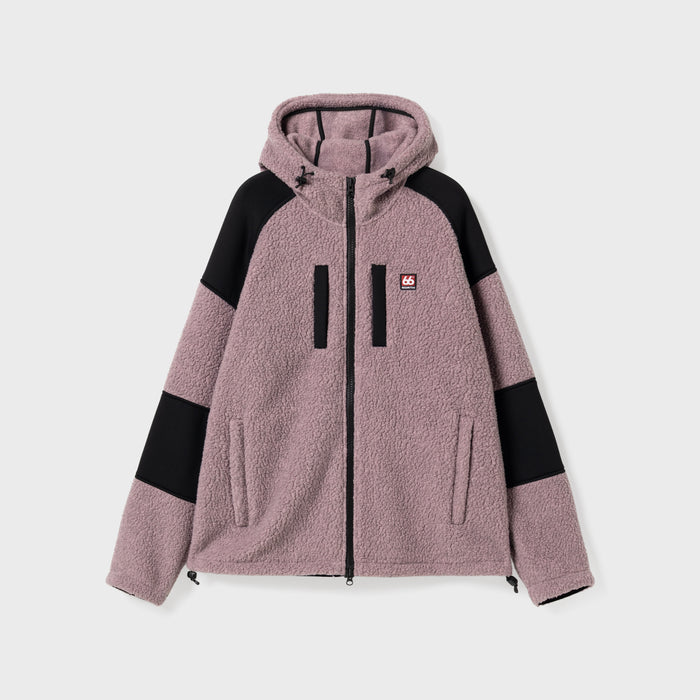 Tindur Shearling Zipped Hoodie