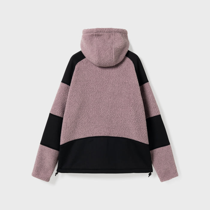 Tindur Shearling Zipped Hoodie